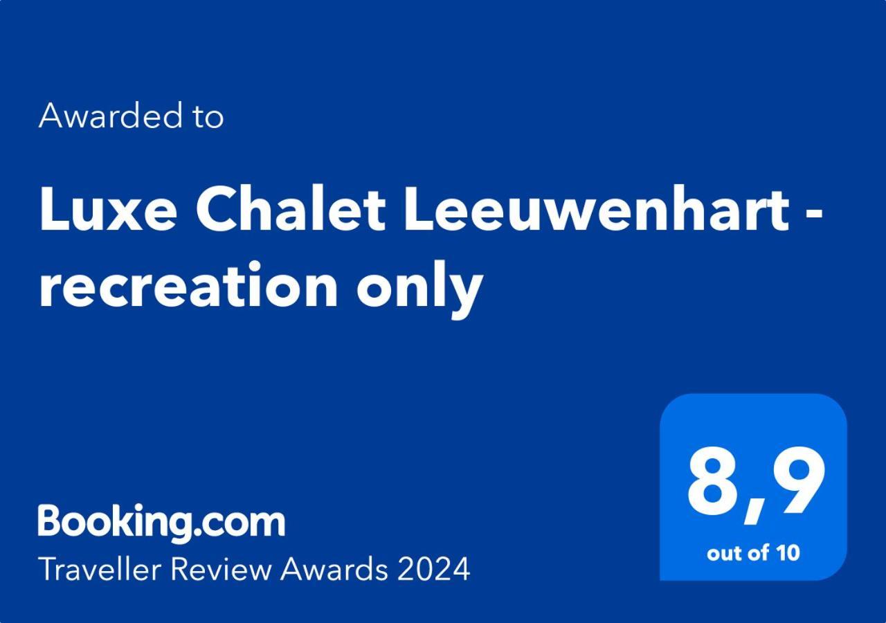 Luxe Chalet Leeuwenhart - Recreation Only Hoenderloo Kültér fotó